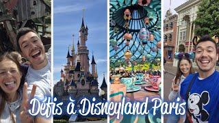 VLOG CHALLENGE À DISNEYLAND PARIS | Défis dans les parcs Disney