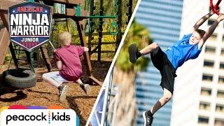 AMERICAN NINJA WARRIOR JUNIOR | Parkour Training Leads to ANWJ Course