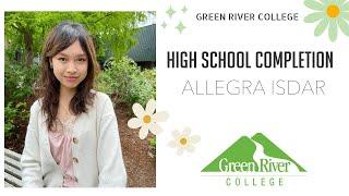 Allegra Isdar Chose Green River For the High School Completion Program