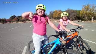 Folsom Mountain Biking with the Rascals Maddie and Makenna Part 1 Crash