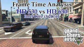 Intel i3 Integrated Graphics - HD 530 vs HD 630 - Grand Theft Auto V [BENCHMARK]