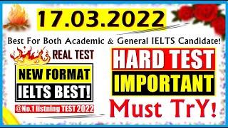 IELTS LISTENING PRACTICE TEST 2022 WITH ANSWERS | 17.03.2022
