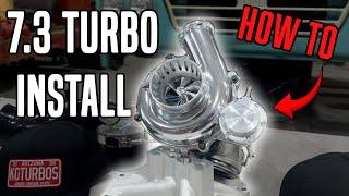 How To Install The KC38R - 7.3 Powerstroke Turbo Install!