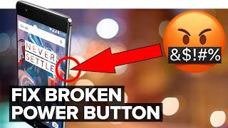 How to Fix a Faulty Smartphone Power Button - NO TOOLS! (Broken Android Repair / Workaround)