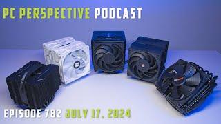 PCPer Podcast 782 - 2024 Cooler Test Bonanza, More Intel 13th and 14th Gen Instability, 7990 XTX