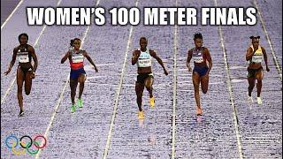 The 100 Meter Finals Were CRAZY! || Sha'Carri Richardson VS. Julien Alfred - 2024 Paris Olympics