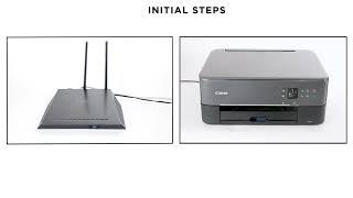 PIXMA TS5350 & TS5340 Wi-Fi Setup - WPS Connection Method