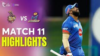 #ILT20 2023 Match Highlights | Abu Dhabi Knight Riders vs MI Emirates | Match 11 | ILT20 2023