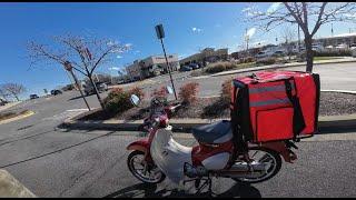 The Last Food Delivery Challenge of the Year: 12 Hours on a Honda Super Cub 125 - How Does it do?