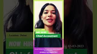 Chief Accountant  in  Dubai  3rd  March  2023