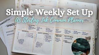 Simple Plan with Me in my Sterling Ink A5 Common Planner