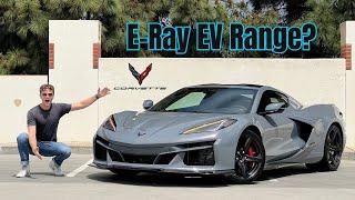 2024 CHEVY CORVETTE E-RAY | Electric Range Test!