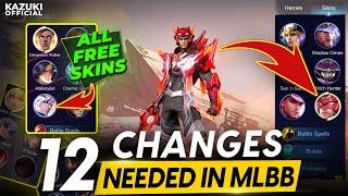 12 MASSIVE CHANGES THAT EVERYONE WANTS INSTANTLY IN MLBB