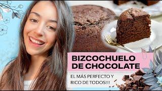 EL MEJOR BIZCOCHO/BIZCOCHUELO DE CHOCOLATE DE TU VIDA ES REALMENTE IMPRESIONANTE!! Y SUPER FACIL