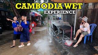 WALK INSIDE HIDDEN STREET WET in STUENG MEANCHEY 2, PHNOM PENH, CAMBODIA [2K]
