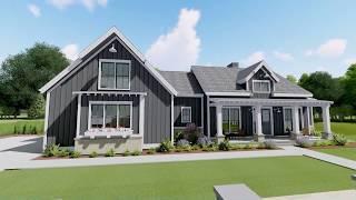 Architectural Designs Modern Farmhouse Plan 64471SC Virtual Tour