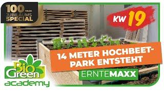 100. Folge – 14 METER ErnteMAXX Hochbeet-Park entsteht