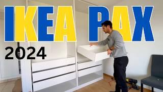 How to Assemble NEW IKEA PAX WARDROBE 2024 ( Part 2 ) DRAWERS