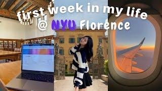 NYU FLORENCE VLOG ️ | moving in, unpacking, & first day of class