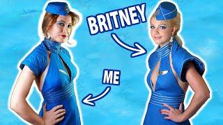 Making BRITNEY SPEARS Toxic Stewardess Costume