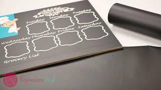 Chalkboard Adhesive Vinyl - Expressions Vinyl