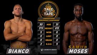 JOHN MICHAEL BIANCO VS SAMUEL MOSES | FULL FIGHT | 3LP