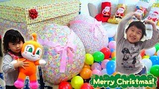 クリスマスプレゼント開けたよサンタさんありがとう！！It opened Christmas gifts サプライズエッグ Surprise Egg himawari-CH