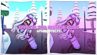 Effects for Roblox Edits | After effects