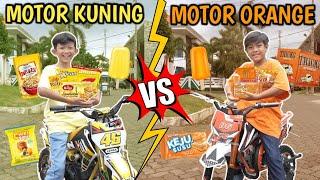 TANTANGAN MOTOR TRAIL KUNING VS MOTOR ORANGE