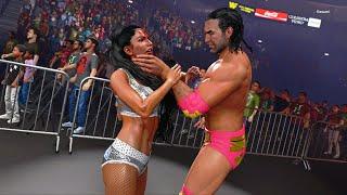 WWE 2k23 MODS: Billie Kay (Jessie McKay) vs Razor Ramon (Scott Hall) #intergender #wrestling