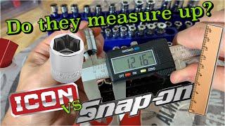 ICON Tools Socket Wrench Tolerance Does Harbor Freight Measure Up to Snap On