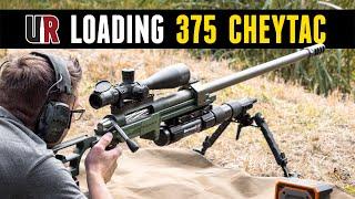 Loading .375 CheyTac on the Forster Co-Ax XL