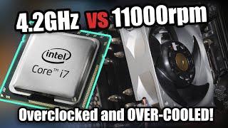 Overclocked Core i7 vs. 11,000rpm 120mm Fan