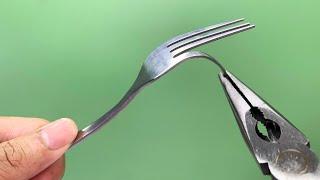 Super DIY Idea ! Bend The Fork Like This And Amaze With The Result