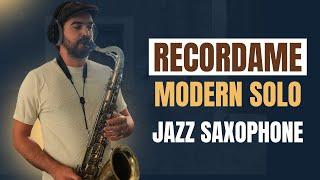  Recordame – Jazz Saxophone Solo