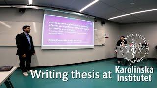 How you write your thesis at KI? HEPM student's perspective