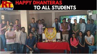 HAPPY DHANTERAS TO ALL STUDENTS |DHANTERAS PUJA|RUN TUTORIALS MCA ENTRANCE COACHING VARANASI