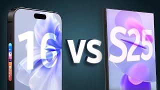 iPhone 16 PRO MAX vs Samsung Galaxy S25 Ultra - Who is The Ai  King?