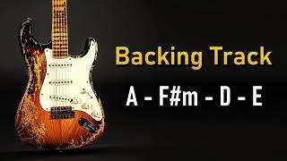 Rock Pop BACKING TRACK A Major | 110 BPM | Guitar Backing Track