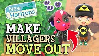 How To MOVE OUT Villagers in Animal Crossing New Horizons (BEST Way To Get RID of Villagers)