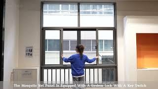 【Instime】American Aluminum Profile Sliding Windows And Doors With Hardware For Bathroom