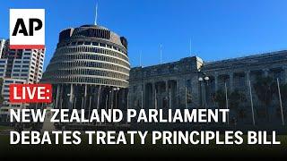 LIVE: New Zealand Parliament debates controversial law on founding treaty