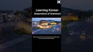 Learning Korean (Importance of Grammar) # #korean #koreanlanguage #shorts