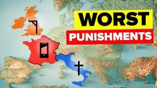 Worst Punishment in the History of Mankind - By Country