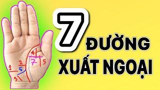 7 ĐƯỜNG XUẤT NGOẠI | chỉ tay xuất ngoại