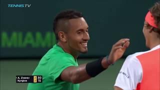 Nick Kyrgios vs Alexander Zverev: 2017 Best Moments