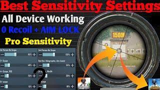 PUBG BEST SCOPE SENSITIVITY SETTINGS 2023√ ZERO RECOIL SENSITIVITY SETTINGS | GYRO & NON GYRO RECOIL