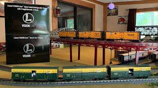 Lionel Vision Line Freight Cars!!