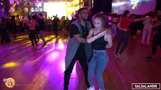 Amanuel & Adelina social dancing Salsa @ El Sol Warsaw Salsa Festival 2019