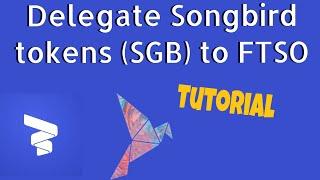 How to delegate Songbird tokens (SGB) to FTSO via Bifrost wallet - walkthrough